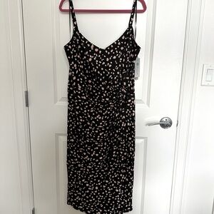 Black and Cream Polka Dot Dress - Stretchy and Soft!